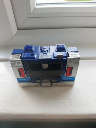 1984 Transformers G1 Soundwave With Accessories