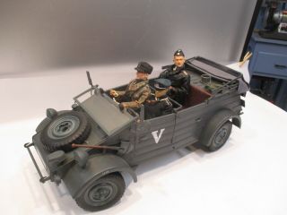 Dragon Toy Soldier German Military Wwii Kubelwagon Complete W/figures