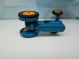 Matchbox/ Lesney 72a Fordson Tractor Blue - YELLOW Hubs / Black Tyres - Boxed 5