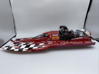 1/18 Bad Ass Diecast Top Fuel Hydro Boat Public Nuisance Very Rare Tfhd0703