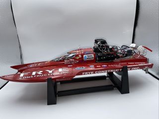 1/18 Bad Ass Diecast Top Fuel Hydro Boat Wiskey River Very Rare Tfh0605