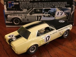 1/32 Pioneer 1967 Ford Mustang Shelby racing SCCA Trans Am Jerry Titus 17 P009 2