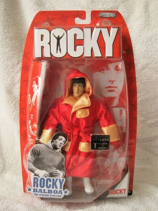 Moc - Rocky 1 - Rocky Balboa - Red Robe Figure - Jakks Pacific 2006 - Great Gift