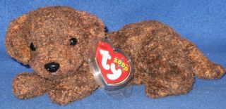 Ty Fetcher The Dog Beanie Baby - With Tags