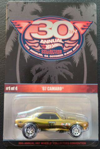 Hot Wheels 30th Annual Collectors Convention Gold Camaro 1057/2600