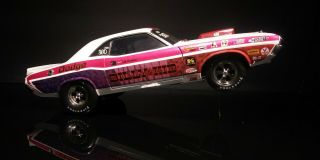 1/18 Highway 61 Dick Humbert 1970 Dodge Hemi Challenger " Billy The Kid " Drag Car