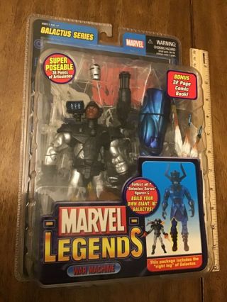 Marvel Legends War Machine Toy Biz 2005 Moc Galactus Baf