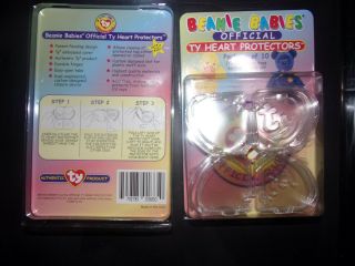 Official Ty Beanie Babies Official Heart Tag Protectors Pack Of10 Nip 1998