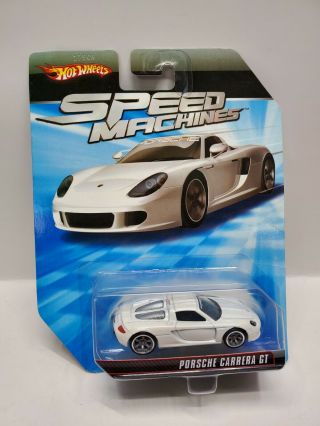 Hot Wheels Speed Machines White Porsche Carrera Gt