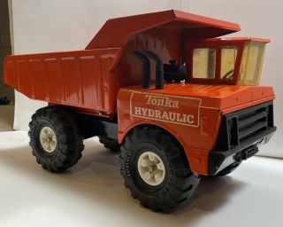 1979 Tonka Mighty Hydraulic Dump Truck 3984 Orange