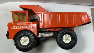 1979 Tonka Mighty Hydraulic Dump Truck 3984 Orange 5