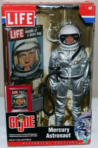 2002 Hasbro 12 " Gi Joe Life Historical Editions " Mercury Astronaut "
