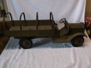Keystone Pressed Steel Packard Us Army Truck All 26 Inches Long