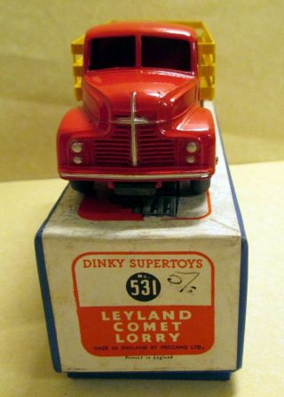 Dinky Toys,  531 Leyland Comet Lorry With Stake Body,