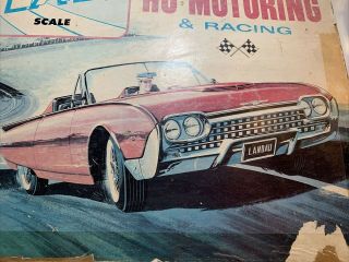 Vintage 1962 Atlas HO Motoring And Racing HO Slot Car Set 1211 3