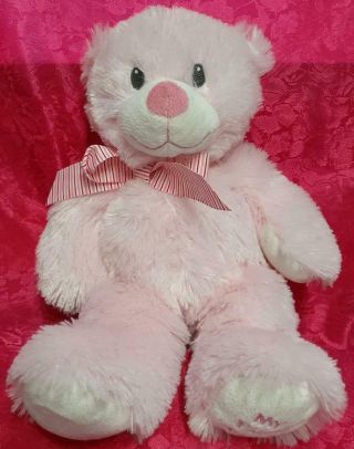 Ty Pluffies My First Teddy Bear Pink Sweet Baby Plush Stuffed Animal 12″ Girl
