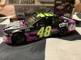 2020 Jimmie Johnson Autographed 48 Ally ZL1 Camaro 1/24 3