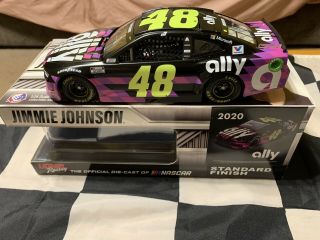 2020 Jimmie Johnson Autographed 48 Ally ZL1 Camaro 1/24 4