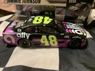 2020 Jimmie Johnson Autographed 48 Ally ZL1 Camaro 1/24 6
