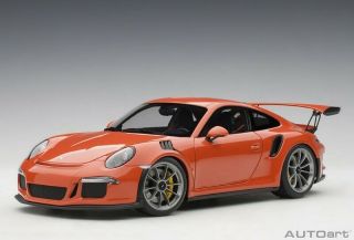 Porsche 911 (991) Gt3 Rs (lava Orange) 1/18 Autoart 78168