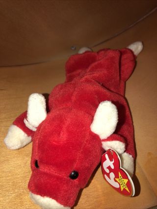 Ty Beanie Babies Snort The Red Bull 1995