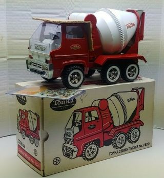 Tonka Cement Mixer 2620 Nos Nmib With Insert C - 10 Museum Grade Wow