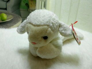 Ty Beanie Baby - Fleece The Lamb (7.  5 Inch) With Tags