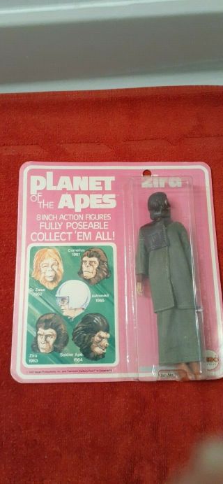 1970 Mego Zira Planet Of The Apes Action Figure.  Factory Error.  And.