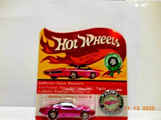 Hot Wheels Mattel Employee ONLY Hot Pink Larry Wood Holiday Custom Otto RARE 6
