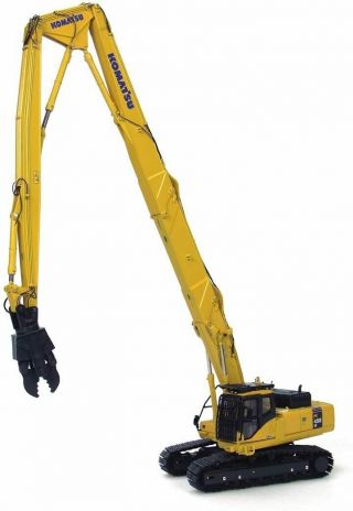 Komatsu Pc450lcd Long Reach Excavator Universal Hobbies 1:50 Scale Uh8011