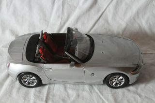 1:12 Scale Diecast Kyosho BMW Z4 Silver Convertible.  and. 3