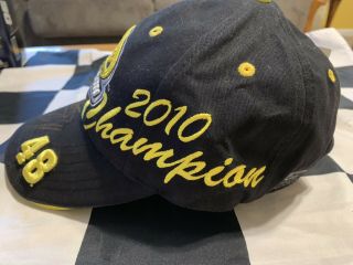 2010 Jimmie Johnson And Chad Knaus Autographed Cup Championship Hat PROTOTYPE 4