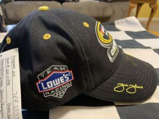 2010 Jimmie Johnson And Chad Knaus Autographed Cup Championship Hat PROTOTYPE 5
