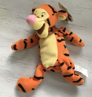9 " Tigger Mini Bean Bag Plush Disney Toy Tiger Mouseketoys Pooh 