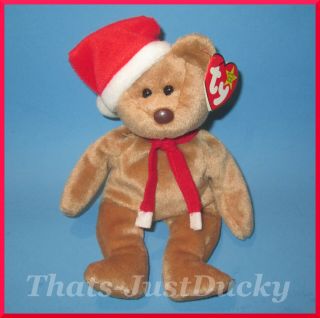 1997 Teddy Holiday Bear Ty Christmas Bear Beanie Babies Beanie Baby 1997 Bear