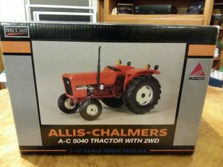 1/16 Allis Chalmers 5040 2wd Tractor 2012 Orange Spectacular Show Speccast