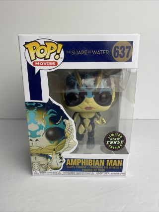 Funko Pop Movies The Shape Of Water Amphibian Man 637 Chase Limited Vinyl