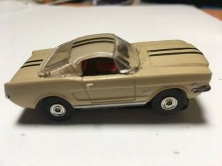 Vintage Aurora Ho Scale Slot Car Ford Mustang Pre 1970