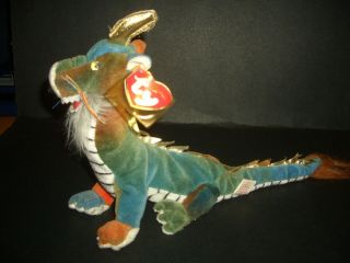 Ty Beanie Baby Zodiac Dragon 2000 Colors And Great Tail