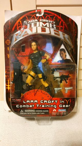 Tomb Raider - Lara Croft In Combat Training Gear - Signed Angelina Jolie