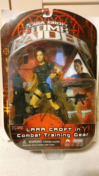 Tomb Raider - Lara Croft in Combat Training Gear - Signed Angelina Jolie 2