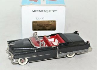 Mini Marque " 43 " 1/43 Hand Built Metal 1954 Cadillac Eldorado Convertible Mib