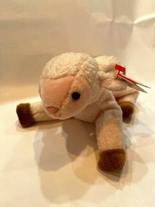 Ewey The Lamb 1999 Ty Beanie Baby With Tags