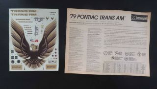 Monogram ' 79 Pontiac Trans Am 1/8 Scale Model Kit 2