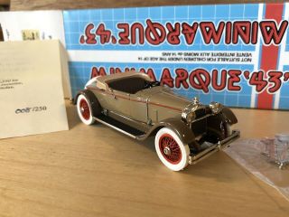 Mm43 Minimarque 43 Duesenberg Model A 008/250 Acd Car Of The Year 1996 Top Down