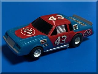 Tyco 43 Richard Petty Esmark Olds Stocker Ho Slot Car Very Red White Blue
