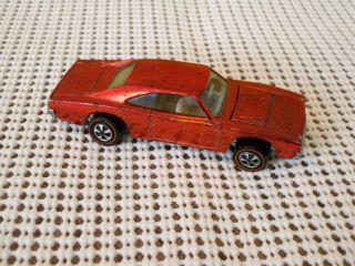 Custom Dodge Charger In Red Hot Wheels Redline