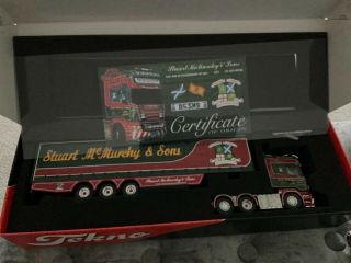 Tekno Stuart Mcmurchy Scania No14 Complete With Cert Boxed