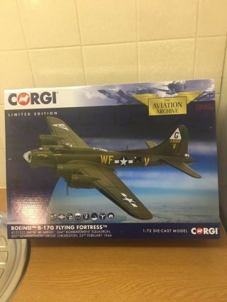 Corgi Aviation Archive Boeing B - 17g Flying Fortress Aa33312 1:72 Scale