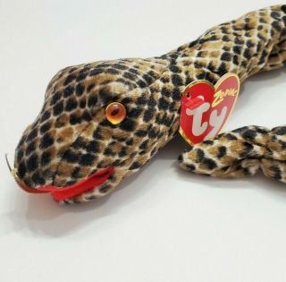 Ty Beanie Babies 2000 Chinese Zodiac Snake Beanbag Plush With Hangtag Tags